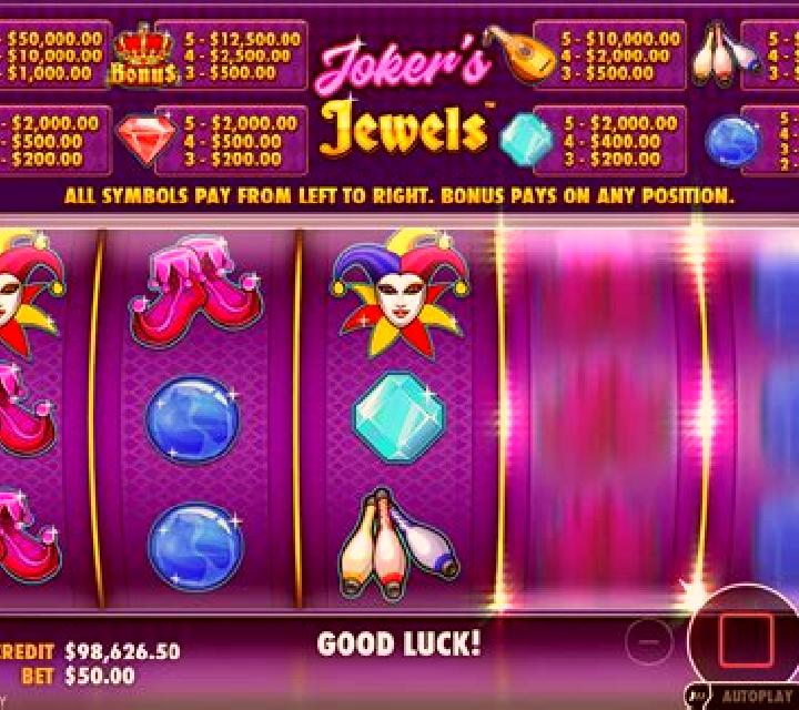 Joker s Jewels Dazzle slot machine