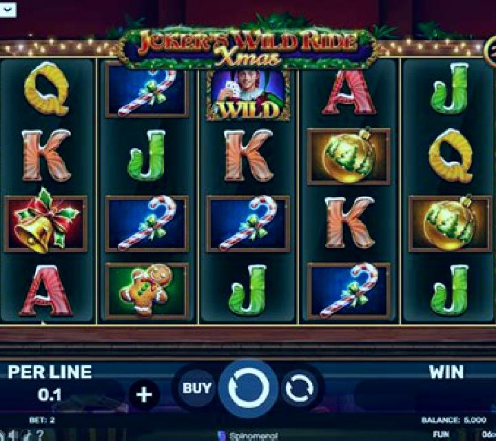 Joker s Wild Ride - Xmas slot game