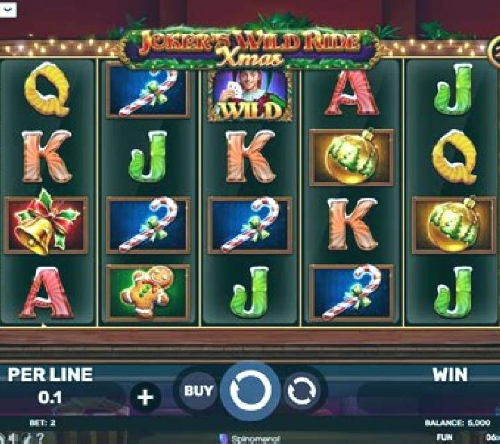 Joker s Wild Ride - Xmas slot machine
