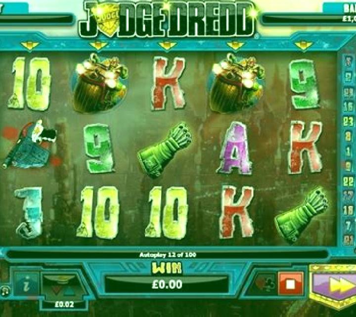 Judge Dredd slot machine