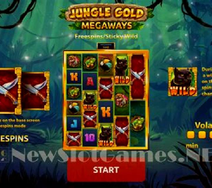 Jungle Gold Megaways slot game