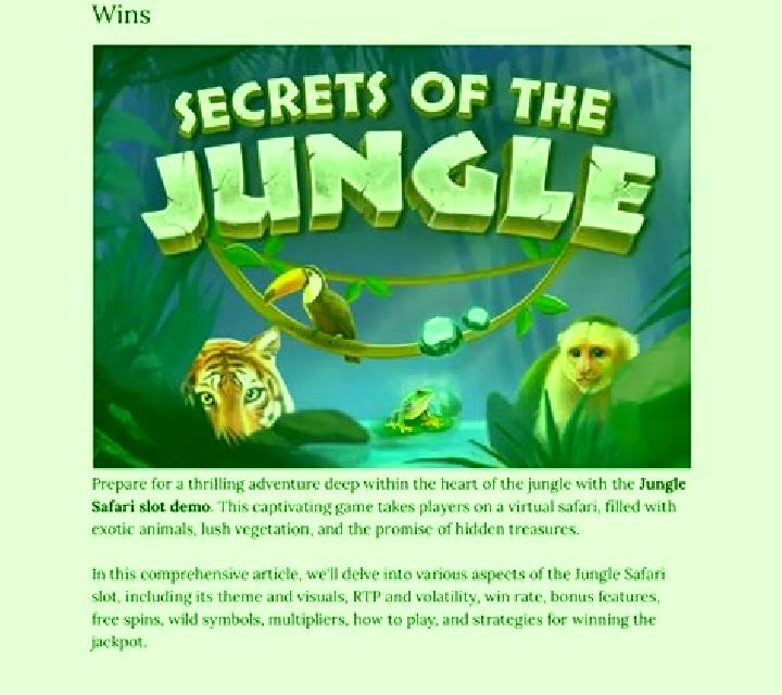Jungle Safari slot