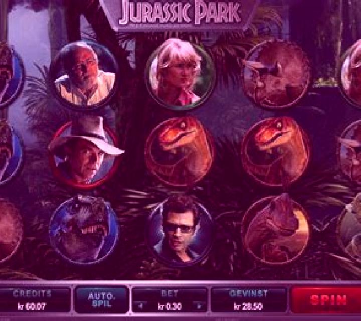 Jurassic Park slot machine