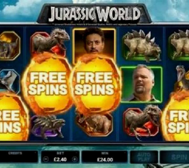 Jurassic World slot machine