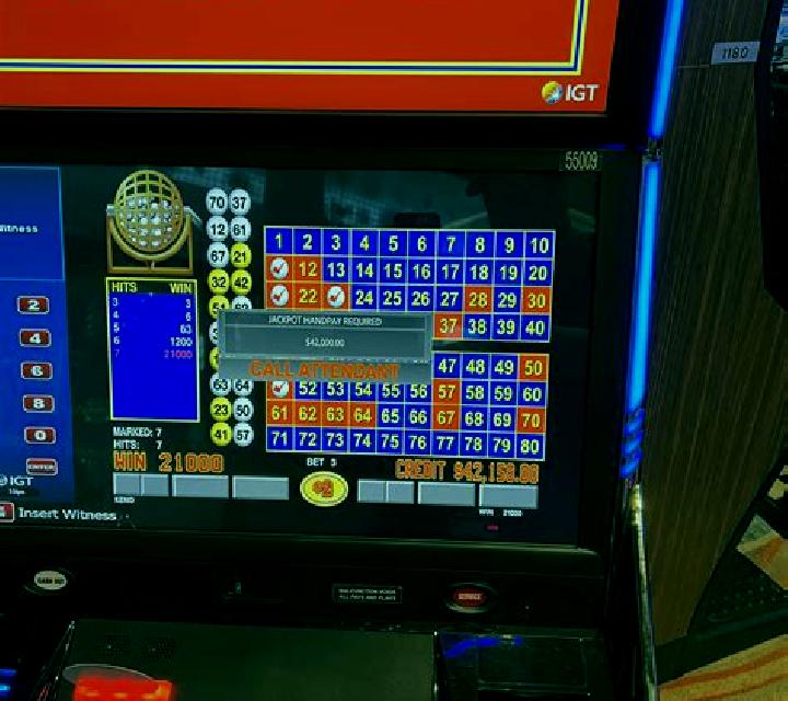 JX Keno slot machine