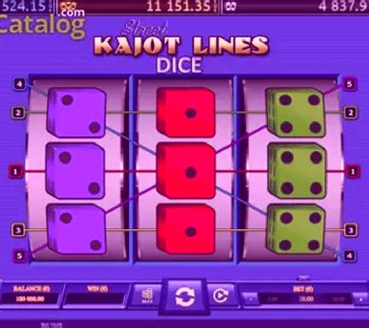 Kajot Lines Street Dice slot