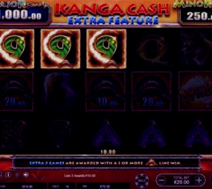 Kanga Cash Extra slot
