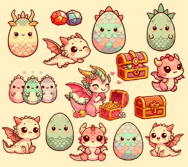 Kawaii Dragons slot