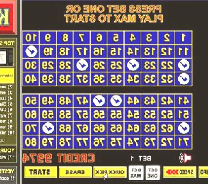 Keno Classic slot game