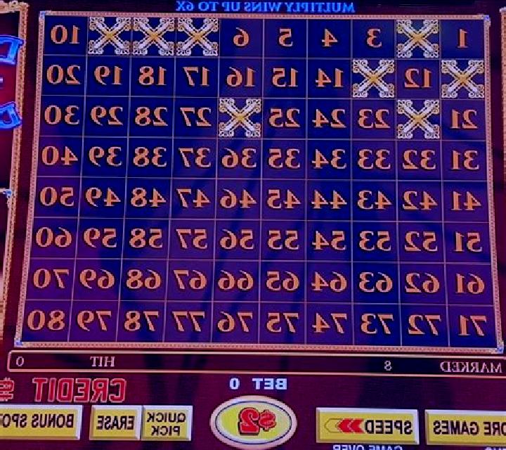 Keno Multiplayer slot machine