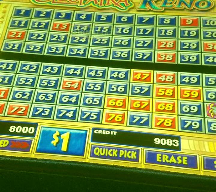 Keno (Rival) slot game