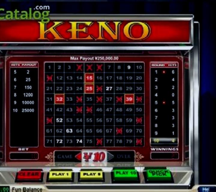 Keno (RTG) slot