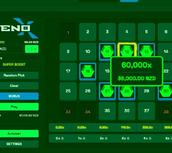 KENO X slot game