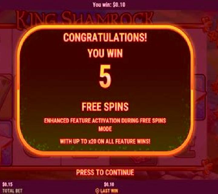 King Shamrock slot
