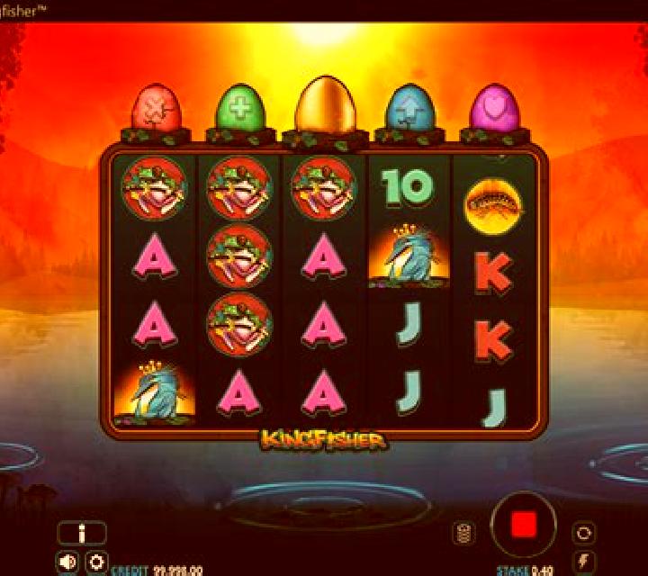 Kingfisher on Wheels slot game