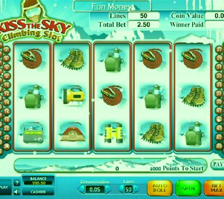 Kiss The Sky Climbing online slot