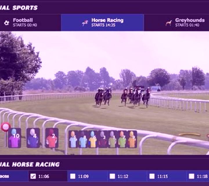 KM Virtual Horse Racing online slot