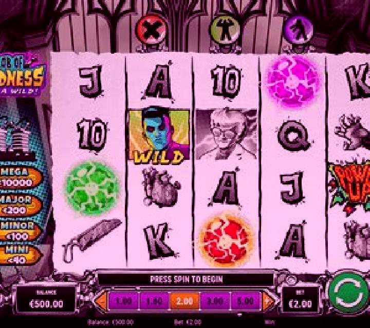 Lab of Madness It s A-Wild! slot machine