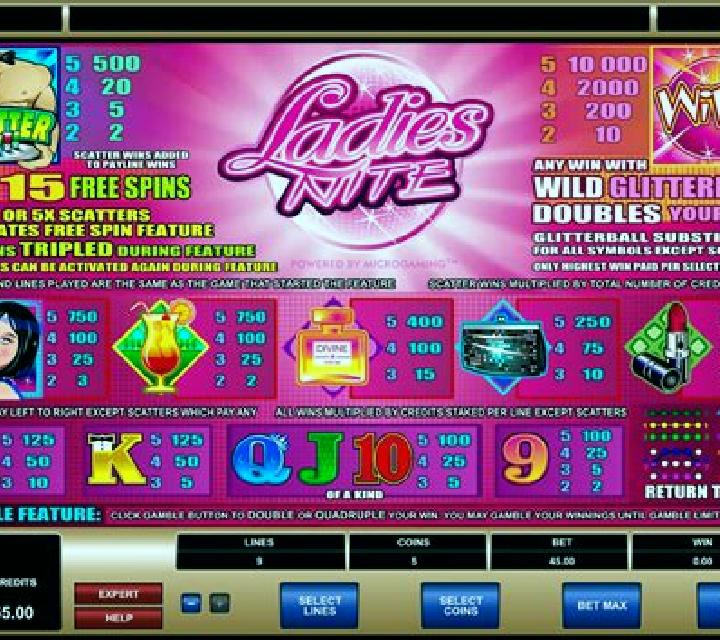 Ladies Nite slot machine