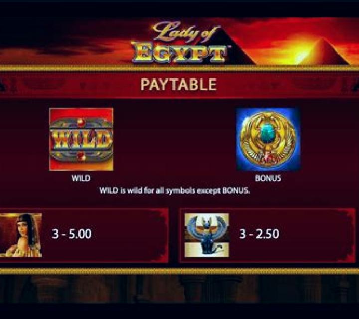 Lady of Egypt slot