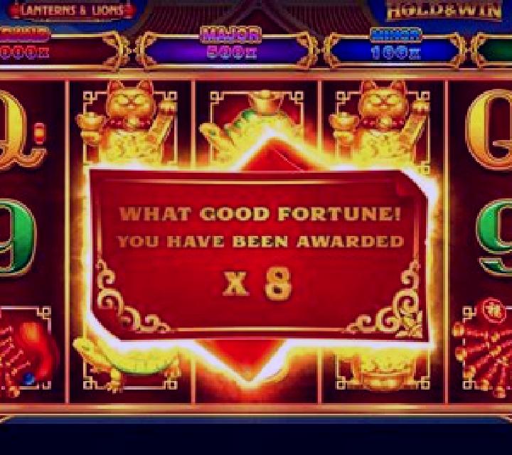 Lanterns & Lions: Hold & Win slot machine