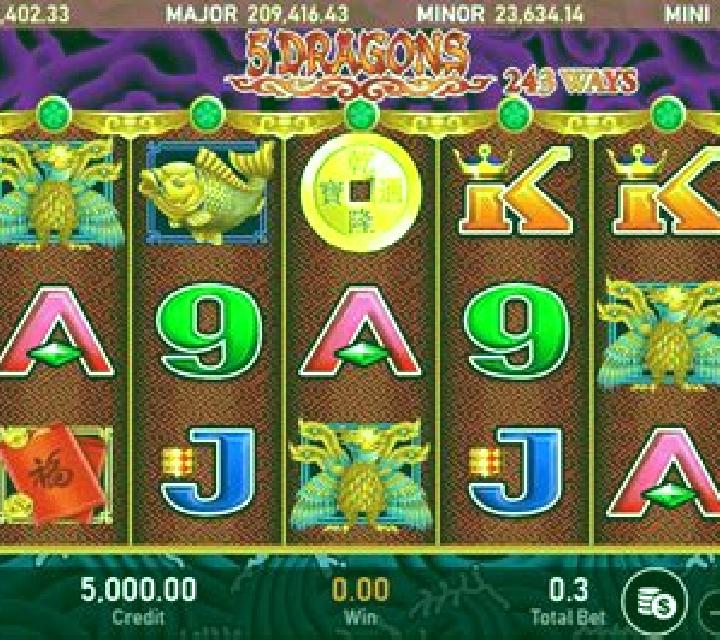 Legend of 5 Dragons slot game