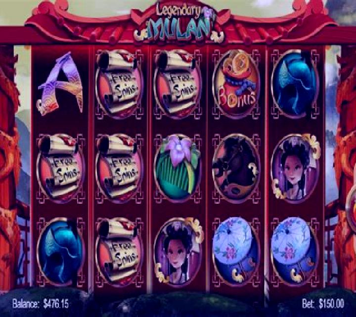 Legendary Mulan slot machine