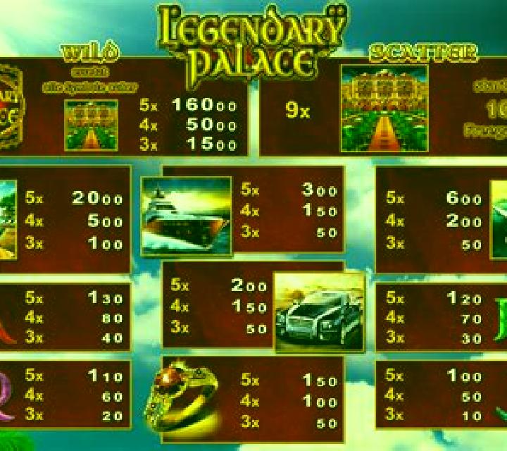 Legendary Palace slot game