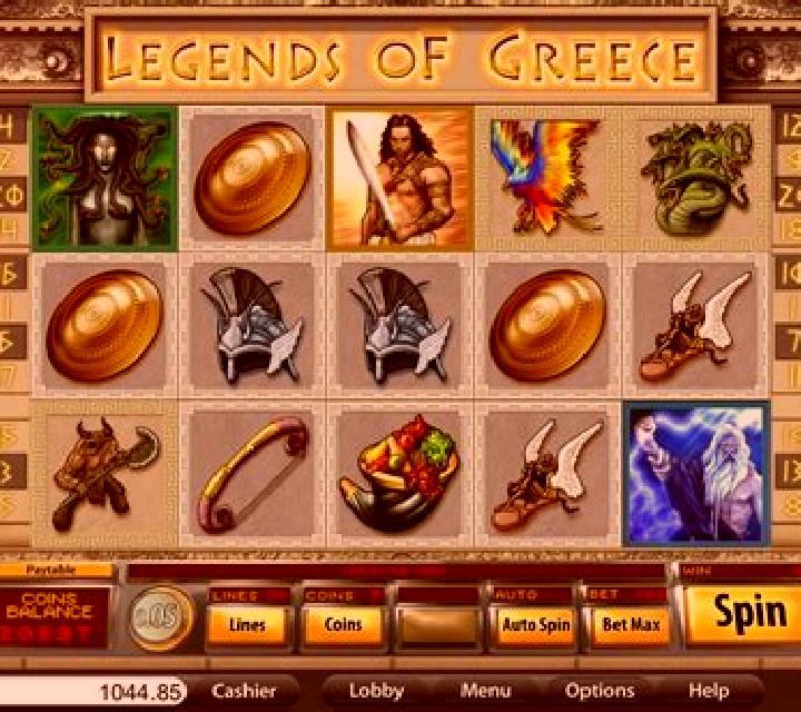 Legends of Greece slot game