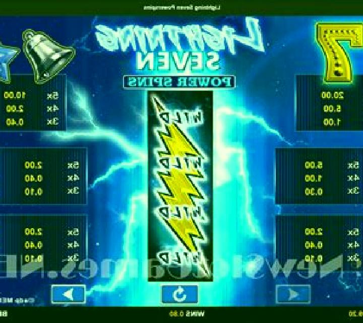 Lightning Seven Power Spins slot machine