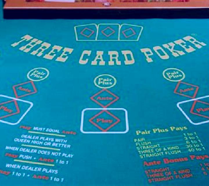 Live Three Card Poker slot machine