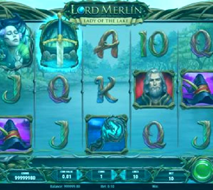 Lord Merlin and the Lady of the Lake slot machine