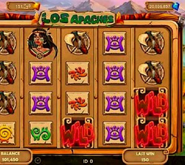 Los Apaches slot machine