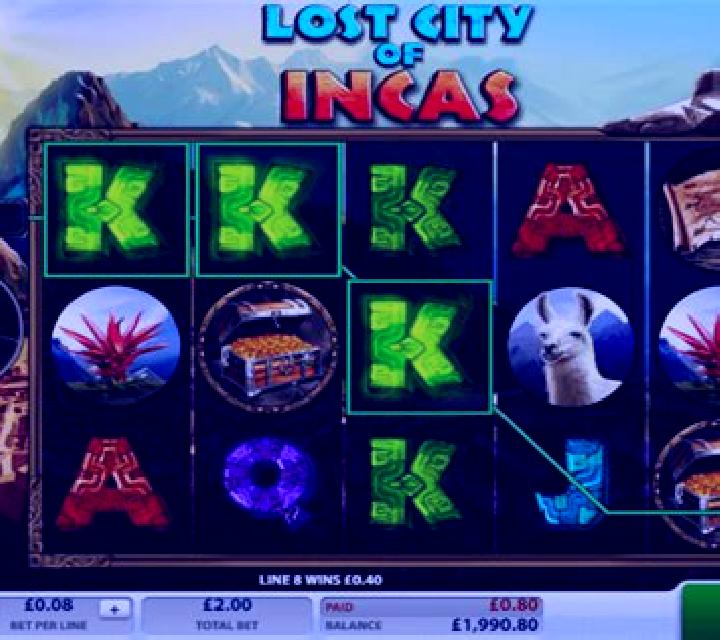 Lost City of Incas slot game