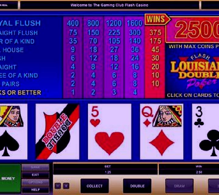 Louisiana Double Poker slot