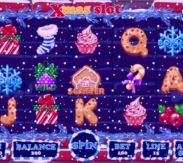 Lucky 7777 Christmas slot game