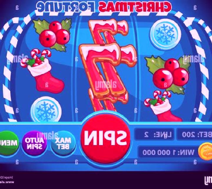 Lucky 7777 Christmas slot machine