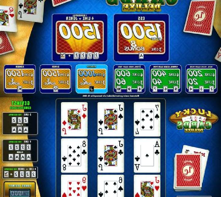 Lucky Cards deluxe kasino slot machine
