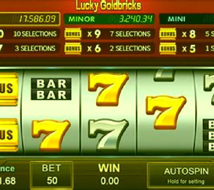 Lucky Goldbricks slot machine