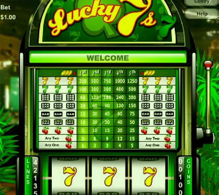Lucky Golden 7s slot game
