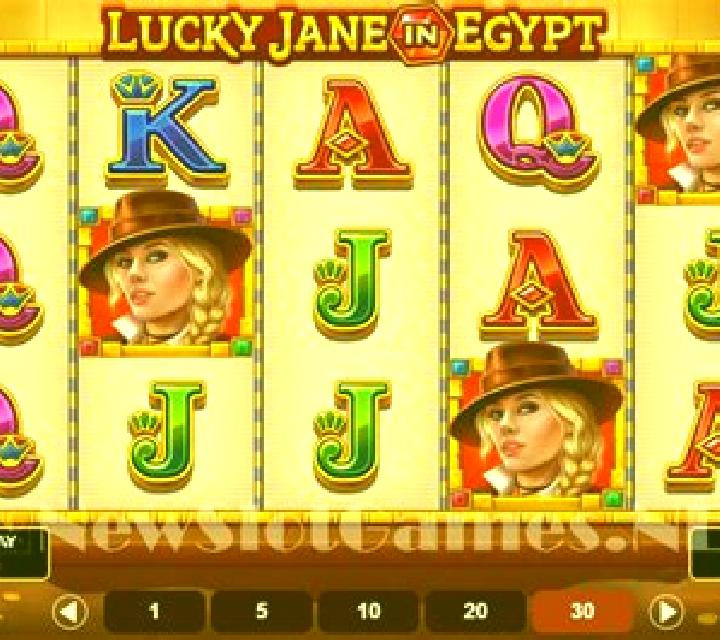 Lucky Jane in Egypt slot