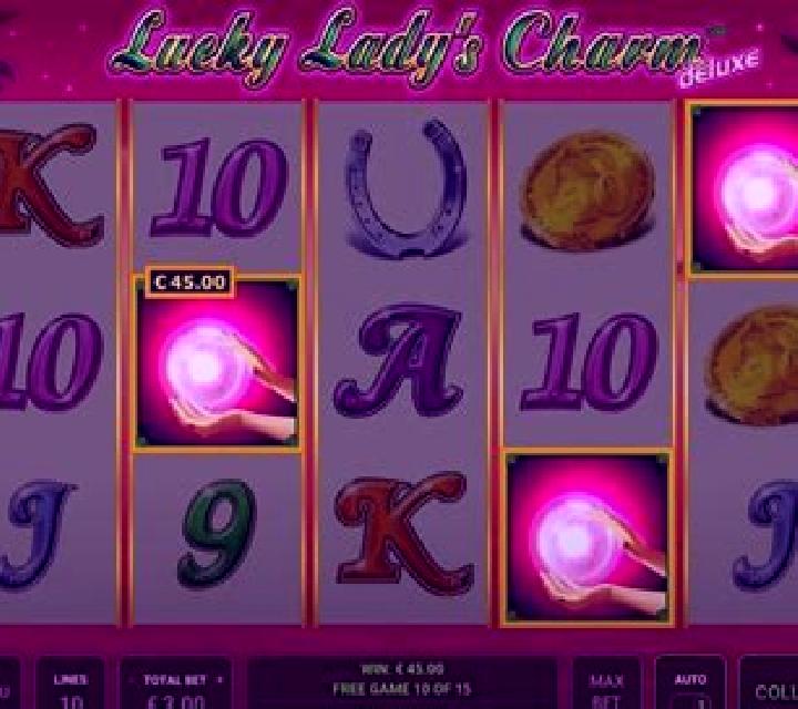 Lucky Lady s Charm Deluxe 10 slot game