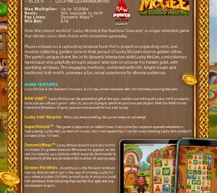 Lucky McGee and The Rainbow Treasures online slot