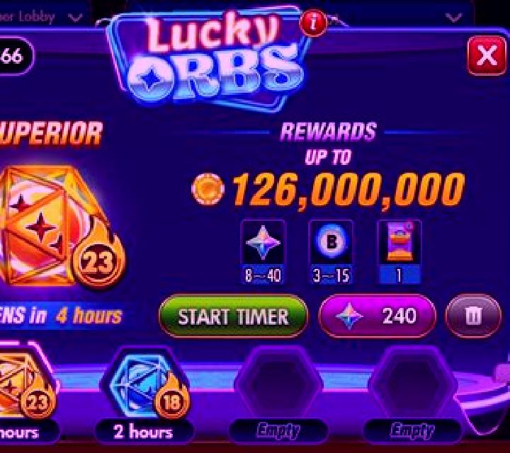 Lucky Orbs slot game