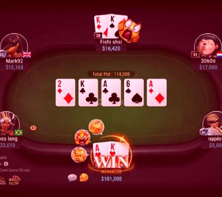 Lucky Showdown Hold Em Poker slot machine