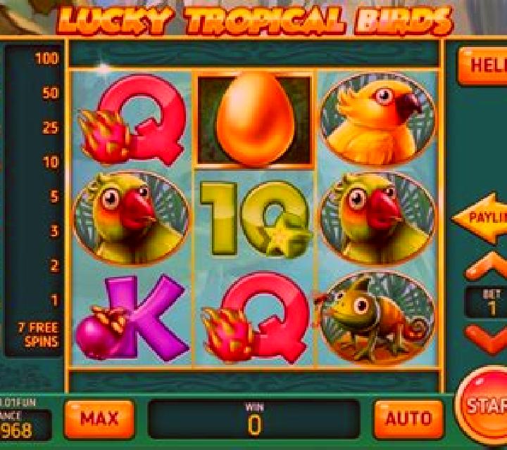 Lucky Tropical Birds (Pull Tabs) online slot