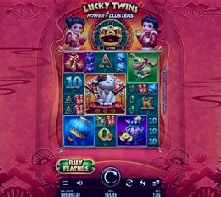 Lucky Twins Power Clusters slot machine