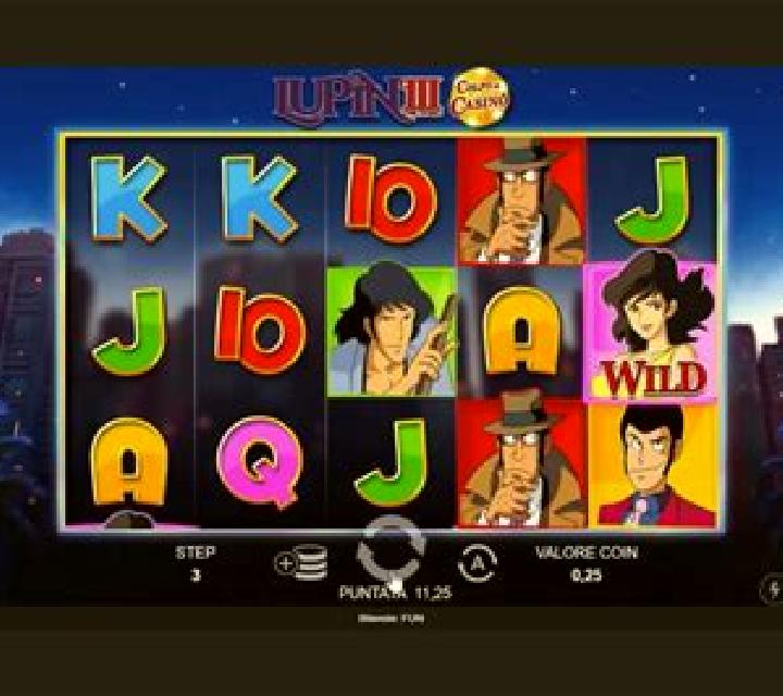 Lupin III Colpo al Casino slot game