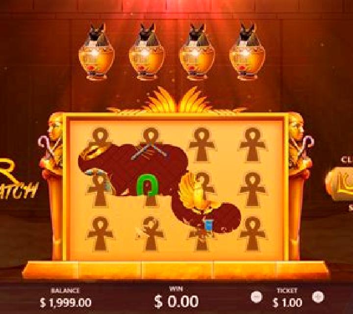 Luxor Scratch slot game
