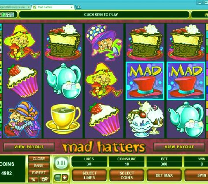 Mad Hatters slot game